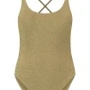 Badpak Beachlife Gold Glitter