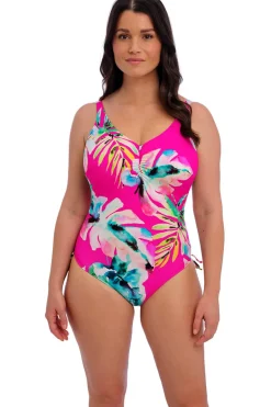 Badpak V-neck Fantasie Carabelita Peony