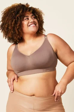 BH zonder beugel Sugar Candy Basic Bra Cocoa
