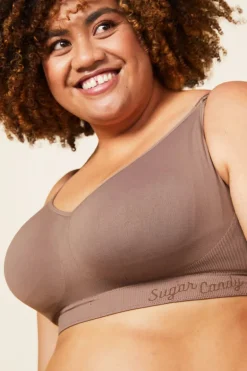 BH zonder beugel Sugar Candy Basic Bra Cocoa