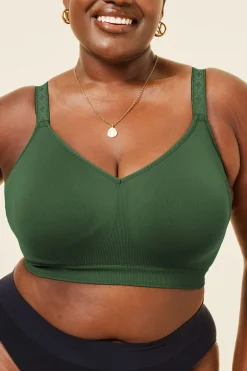 BH zonder beugel Sugar Candy Basic Bra Forest Green