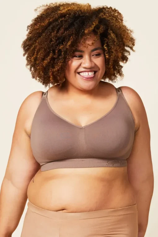 BH zonder beugel Sugar Candy Basic Bra Cocoa