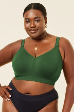 BH zonder beugel Sugar Candy Basic Bra Forest Green