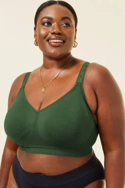 BH zonder beugel Sugar Candy Basic Bra Forest Green