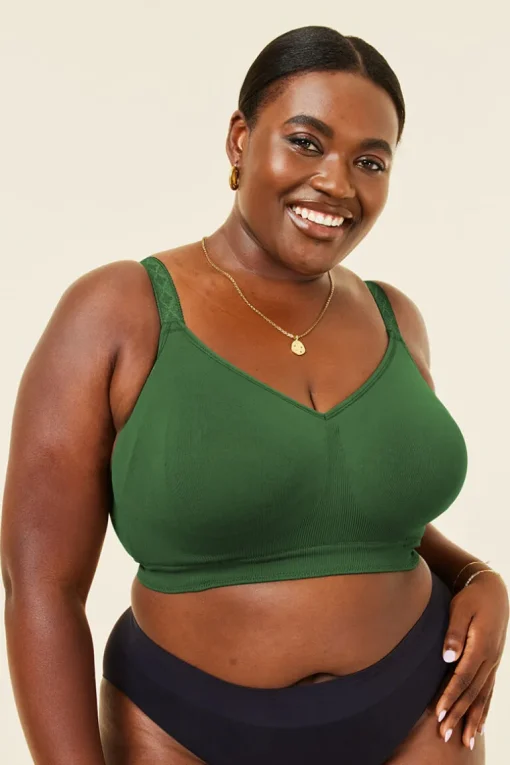 BH zonder beugel Sugar Candy Basic Bra Forest Green