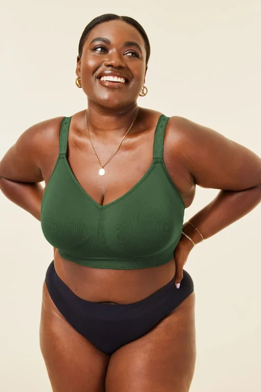 BH zonder beugel Sugar Candy Basic Bra Forest Green