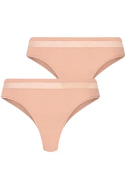 Brazilian String RJ Allure Las Vegas 2-PCK Misty Rose