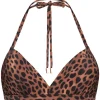 Halter bikini top Beachlife Leopard Lover