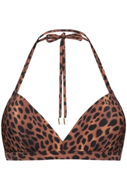 Halter bikini top Beachlife Leopard Lover