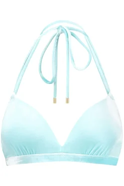 Halter bikini top Beachlife Aruba Velour