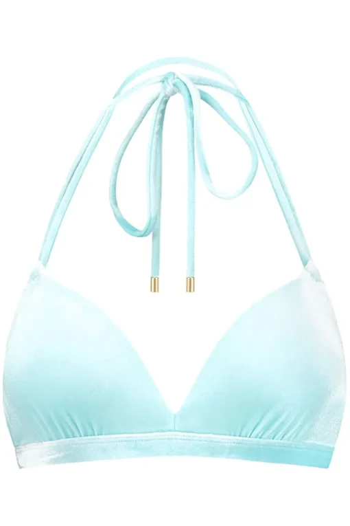 Halter bikini top Beachlife Aruba Velour