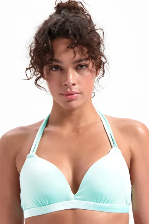 Halter bikini top Beachlife Aruba Velour