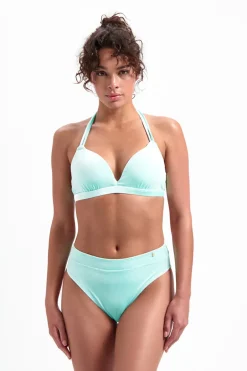 Halter bikini top Beachlife Aruba Velour