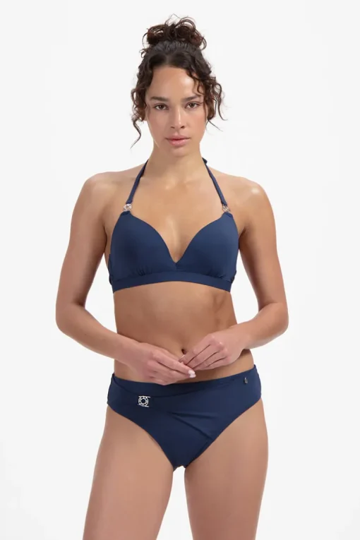 Halter bikini top Beachlife Navy