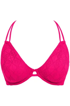 Halter bikini top Freya Nomad Nights Fuchsia