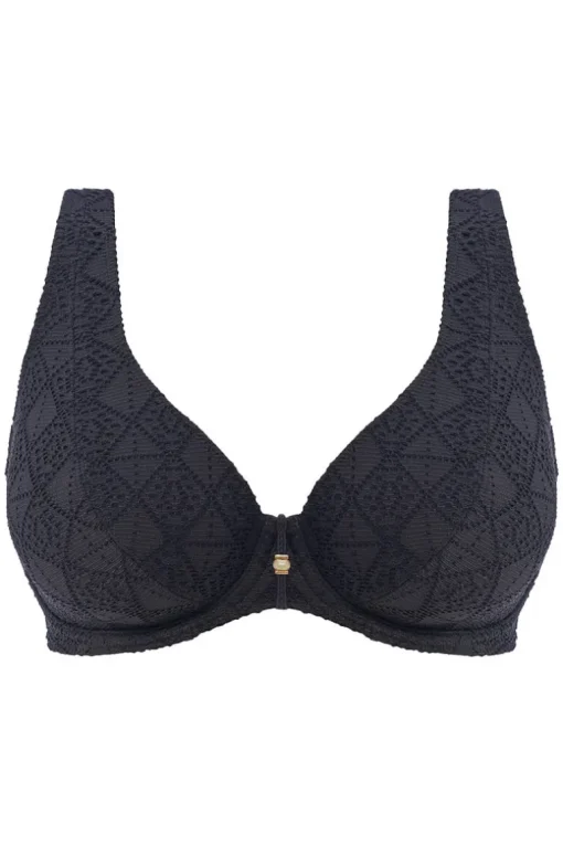 High apex bikini top Freya Nomad Nights Black