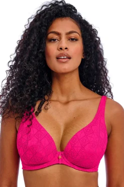 High apex bikini top Freya Nomad Nights Fuchsia