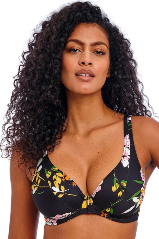 High apex bikini top Freya Twilight Soul Black