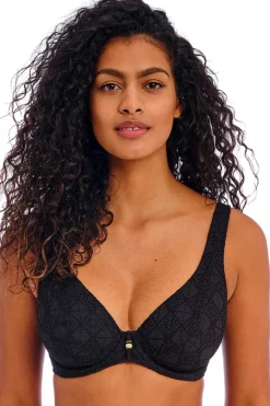 High apex bikini top Freya Nomad Nights Black
