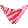 High Leg Bikinislip Beachlife Pink Zebra