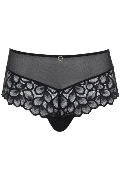 High waist brazilian Panache Allure Black Latte