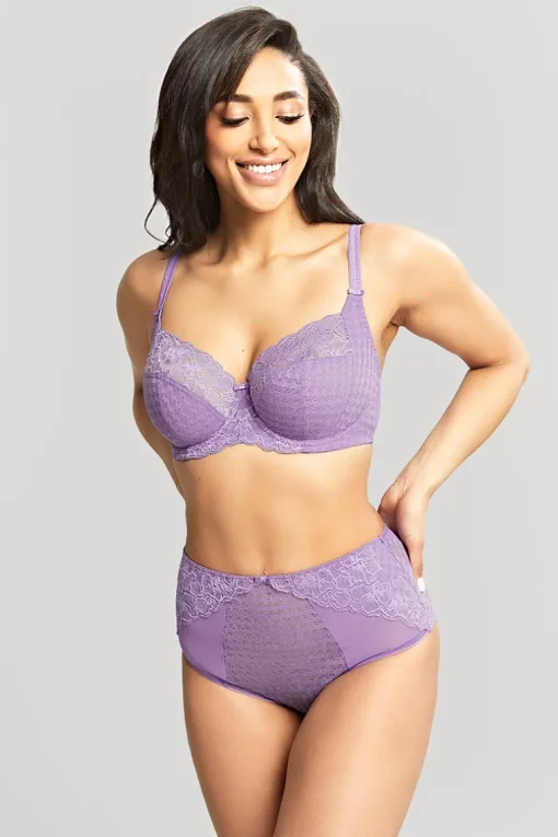 High waist brazilian Panache Envy Violet