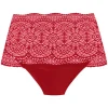 Hoge taille slip Fantasie Lace Ease Red