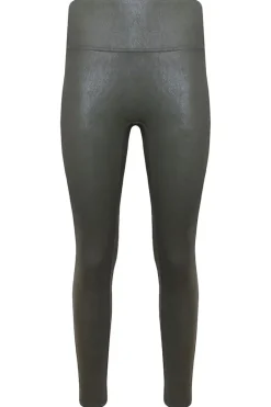 Leather Look Legging MAGIC Bodyfashion Matcha