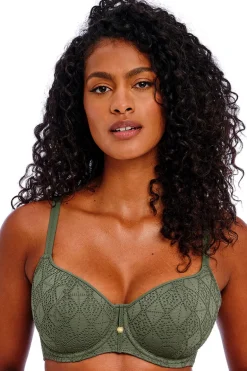 Padded bikinitop Freya Nomad Nights Sage