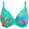 Plunge bikinitop Elomi Toyama Tides Jade