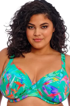 Plunge bikinitop Elomi Toyama Tides Jade