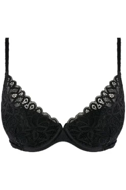 Plunge push up BH Wacoal Raffine Black