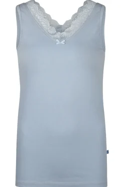 Pyjama top Charlie Choe Lace Lichtblauw