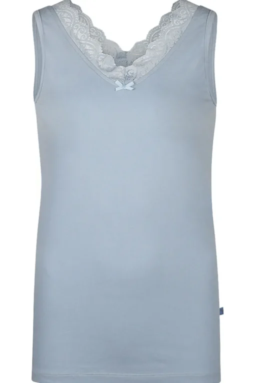 Pyjama top Charlie Choe Lace Lichtblauw