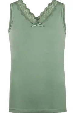 Pyjama top Charlie Choe Lace Groen