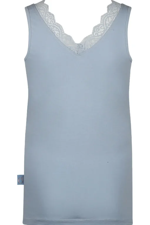 Pyjama top Charlie Choe Lace Lichtblauw