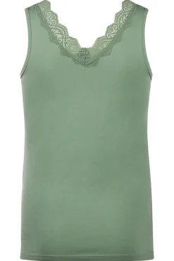 Pyjama top Charlie Choe Lace Groen