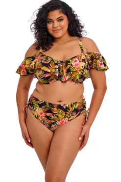 Ruffle bikinitop Elomi Tiger Valley Black