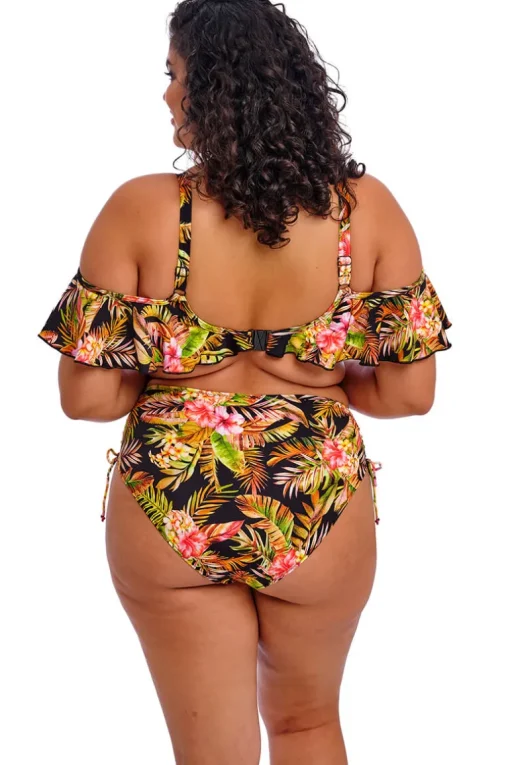Ruffle bikinitop Elomi Tiger Valley Black
