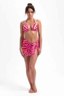 Sarong Beachlife Pink Zebra