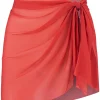 Sarong Beachlife Red Shine