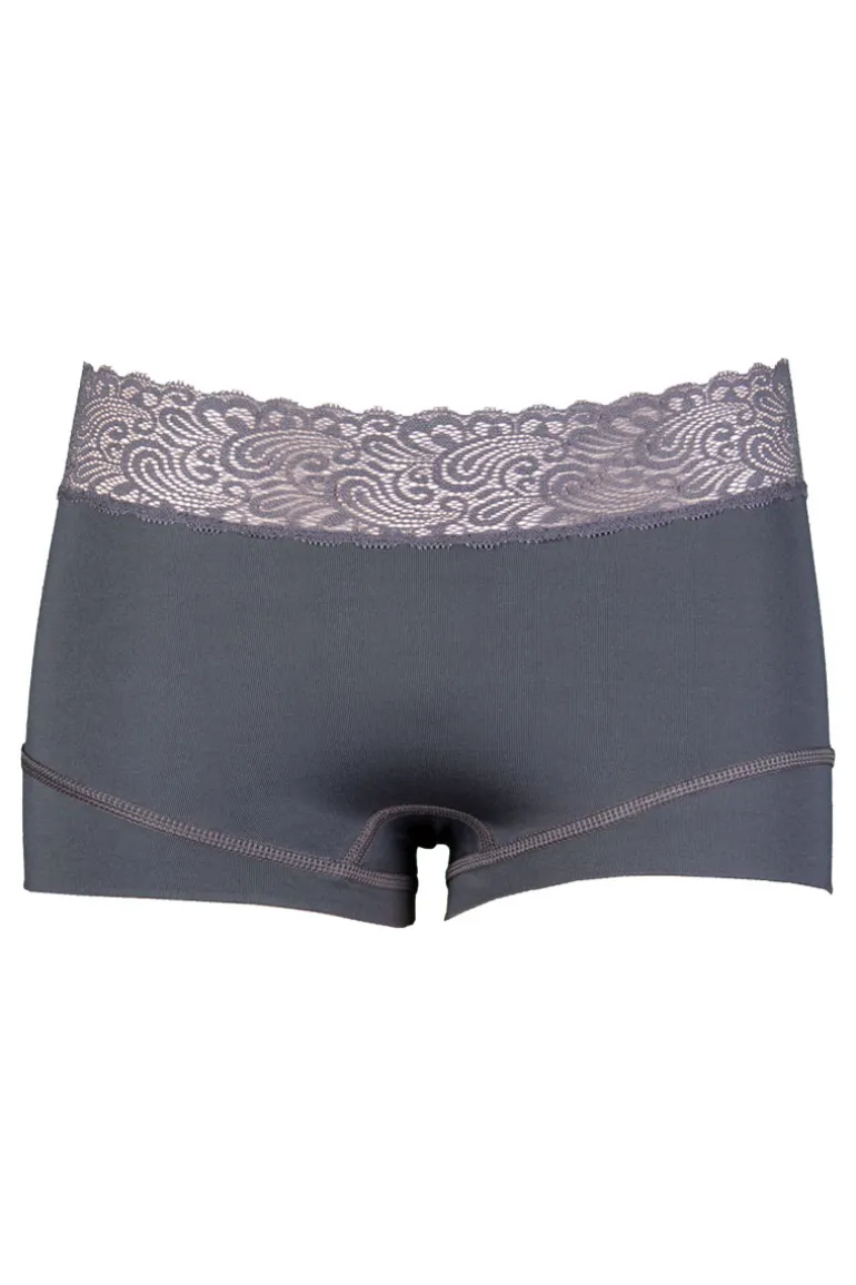 Short Lace RJ Pure Color Bordeaux Dark Grey