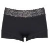 Short Lace RJ Pure Color Bordeaux Black