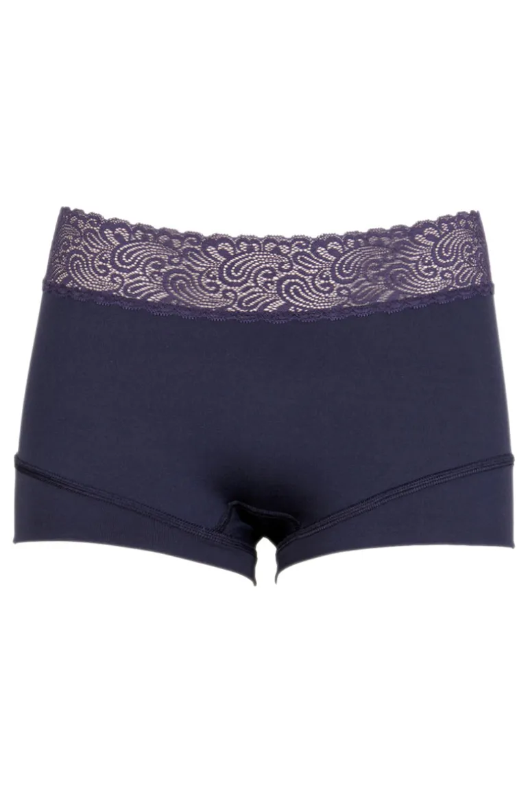 Short Lace RJ Pure Color Bordeaux Dark Blue