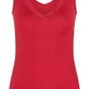 Singlet Lace RJ Pure Color Bayonne Dark Red
