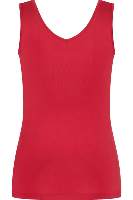 Singlet Lace RJ Pure Color Bayonne Dark Red
