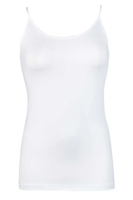 Spaghetti top RJ Pure Color Grenoble White