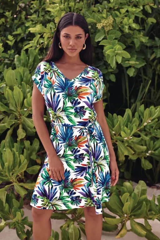 Strandjurk Mari Anita Floral Illusion