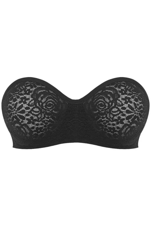 Strapless BH Wacoal Halo Lace Black
