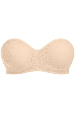 Strapless BH Wacoal Halo Lace Nude
